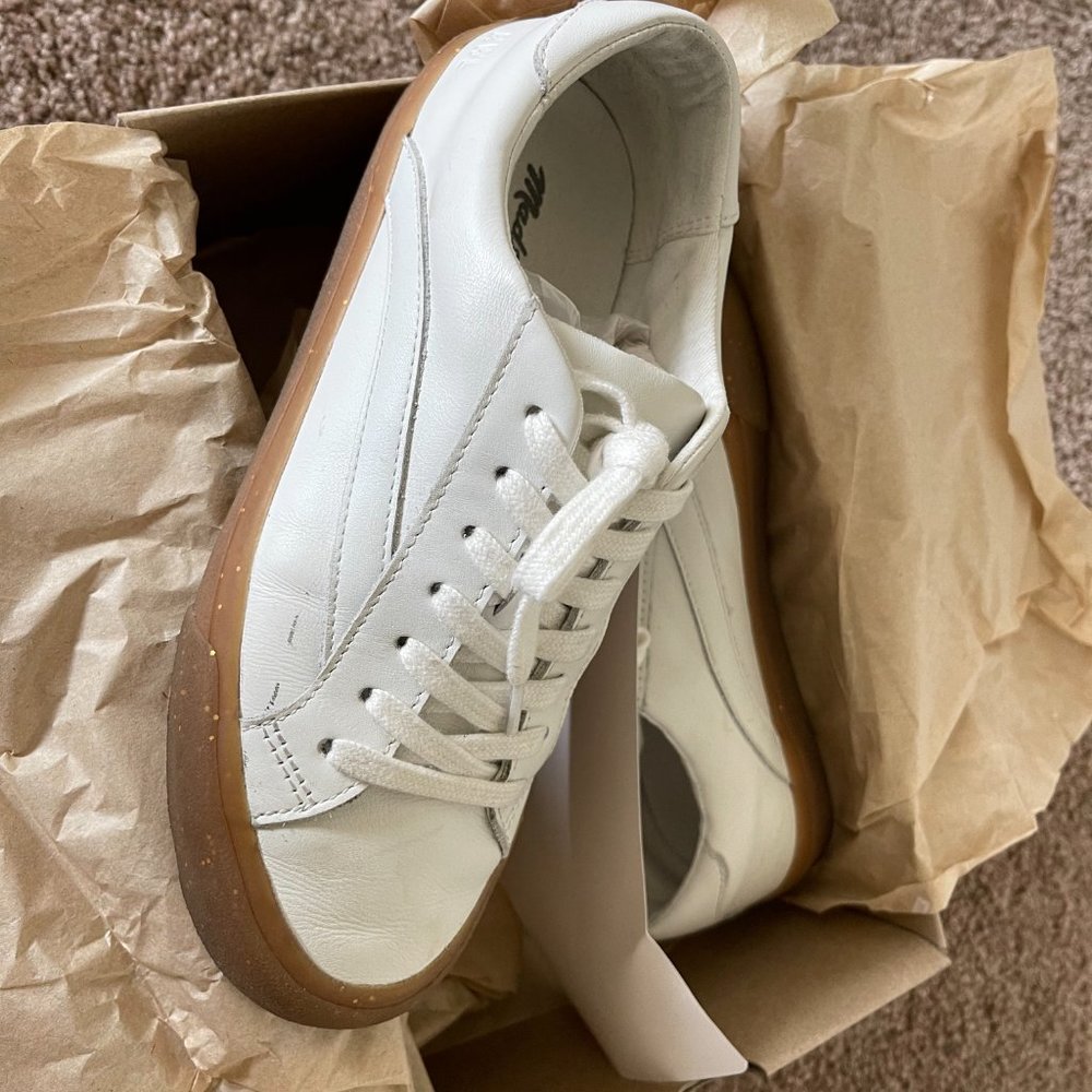 Madewell Sidewalk Sneakers Leather and Glitter